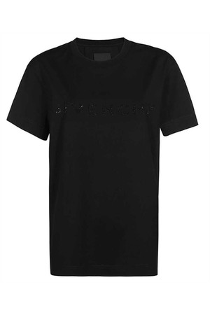 지방시 여성 티셔츠 Givenchy BW707Z3YGQ SHORT SLEEVE CLASSIC FIT T shirt   Black NB24