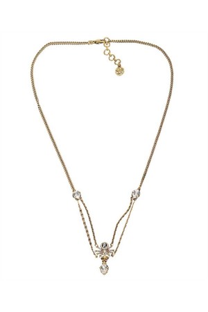 알렉산더 맥퀸 여성 목걸이 Alexander McQueen 710487 J160T SPIDER Necklace   Gold NB24