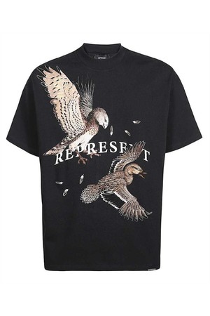 리프리젠트 남성 티셔츠 Represent MT4032 BIRDS OF PREY T shirt   Black NB24