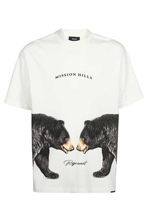 리프리젠트 남성 티셔츠 Represent MT4029 MISSION HILLS T shirt   White NB24