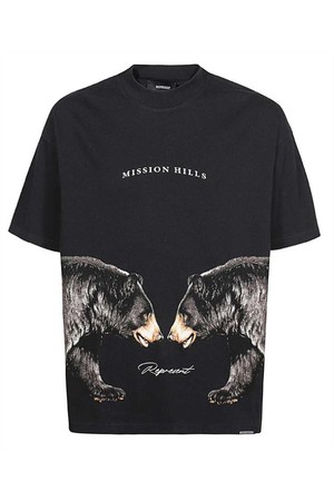 리프리젠트 남성 티셔츠 Represent MT4029 MISSION HILLS T shirt   Black NB24