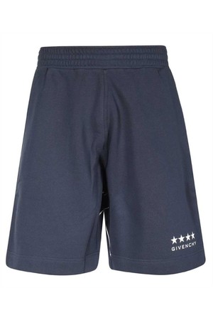 지방시 남성 숏팬츠 Givenchy BM51863YJ5 BOXY FIT Shorts   Blue NB24