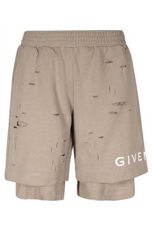 지방시 남성 숏팬츠 Givenchy BM51613Y8Y BOARD FIT HOLE Shorts   Grey NB24