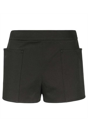 막스마라 여성 숏팬츠 MAX MARA 2411141022600 STRETCH GABARDINE Shorts   Black NB24