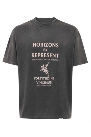 리프리젠트 남성 티셔츠 Represent MLM413 444 HORIZONS T shirt   Black NB24