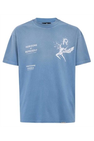 리프리젠트 남성 티셔츠 Represent MLM467 432 ICARUS T shirt   Blue NB24