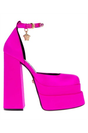 베르사체 여성 샌들 Versace 1002005 DRA67 MEDUSA AEVITAS PLATFORM Sandals   Pink NB24