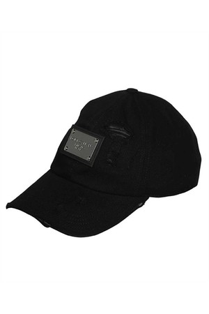 돌체앤가바나 남성 모자 Dolce   Gabbana GH860A FU6X8 COTTON TWILL BASEBALL Cap   Black NB24