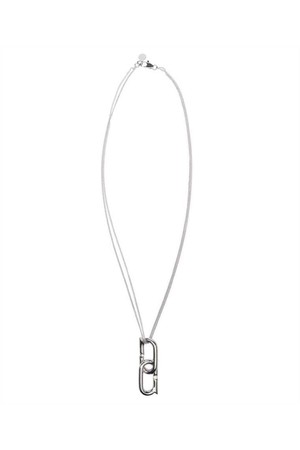 페라가모 남성 목걸이 Salvatore Ferragamo 770329 Necklace   Silver NB24