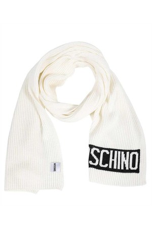 모스키노 여성 스카프 Moschino 50184 0M5541 Scarf   White NB24