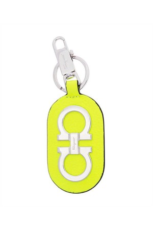 페라가모 남성 키링 Salvatore Ferragamo 661107 GANCINI Key holder   Yellow NB24