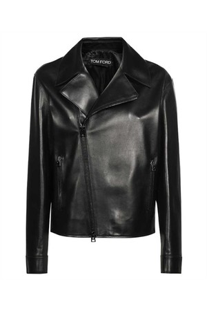 톰포드 여성 자켓 Tom Ford GIL478 LEX266 CLASSIC NATURAL NAPPA BIKER Jacket   Black NB24