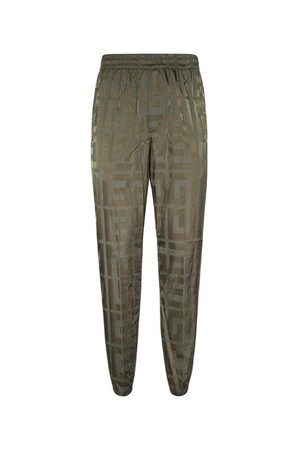 지방시 남성 팬츠 Givenchy BM50V6154S MIX EMBROIDERED PRINT Trousers   Green NB24