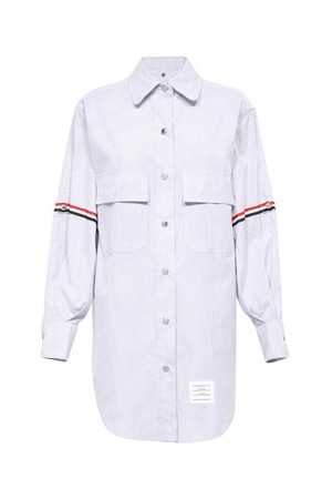 톰브라운 여성 원피스 Thom Browne FDSE09O 06272 THIGH LENGTH SUPERSIZED Dress   Grey NB24