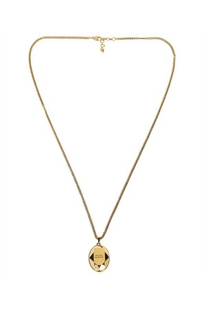 알렉산더 맥퀸 여성 목걸이 Alexander McQueen 757446 J160T THE FACETED STONE Necklace   Gold NB24