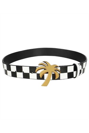 팜앤젤스 남성 벨트 Palm Angels PMRB020F22LEA002 PALM BEACH Belt   Black NB24