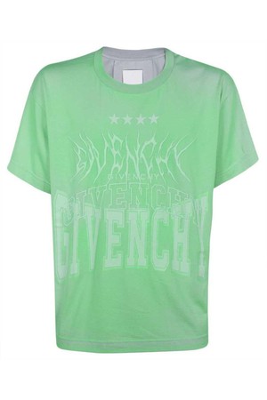 지방시 남성 티셔츠 Givenchy BM71JB3YJ8 BOXY T shirt   Green NB24