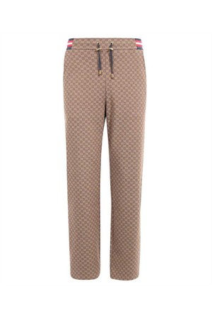 발망 남성 속옷 Balmain BH0PQ032JH27 MINI MONOGRAM JACQUARD Pyjamas   Brown NB24