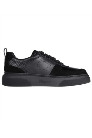 페라가모 남성 스니커즈 Salvatore Ferragamo 021171 CASSINA LOW Sneakers   Black NB24