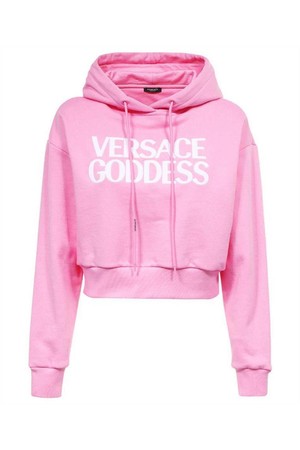 베르사체 여성 맨투맨 후드 Versace 1009060 1A06603 VERSACE GODDESS Hoodie   Pink NB24