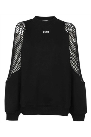 엠에스지엠 여성 맨투맨 후드 MSGM 3441MDM169 237001 Sweatshirt   Black NB24