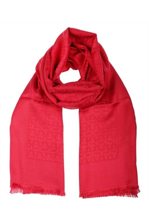 페라가모 여성 스카프 Salvatore Ferragamo 327987 GANCINI Scarf   Pink NB24