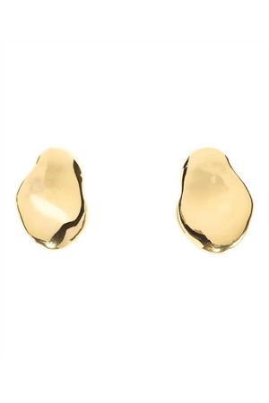 알렉산더 맥퀸 여성 귀걸이 Alexander McQueen 734788 J160T SCULPTURAL Earrings   Gold NB24