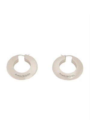 알렉산더 맥퀸 여성 귀걸이 Alexander McQueen 734779 J160Y EYELET Earrings   Silver NB24