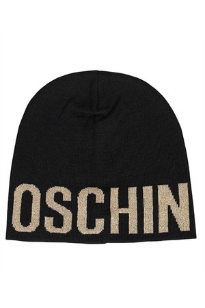 모스키노 여성 모자 Moschino 65165 0M2997 Beanie   Black NB24