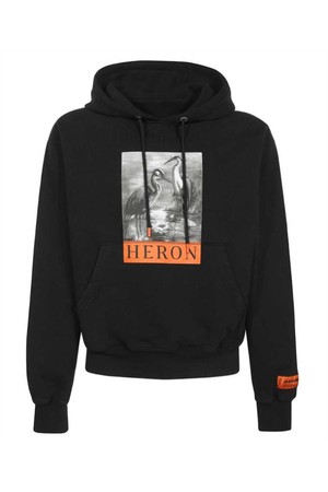 헤론프레스톤 남성 맨투맨 후드 Heron Preston HMBB017C99JER004 BW Hoodie   Black NB24