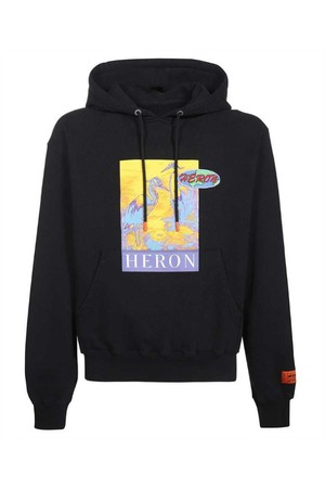 헤론프레스톤 남성 맨투맨 후드 Heron Preston HMBB017S22JER005 KK22 Hoodie   Black NB24