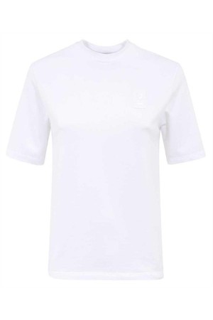 페라가모 여성 티셔츠 Salvatore Ferragamo 112694 ORGANIC COTTON T shirt   White NB24