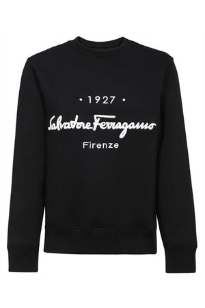 페라가모 여성 맨투맨 후드 Salvatore Ferragamo 110831 Sweatshirt   Black NB24