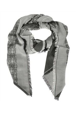 막스마라 여성 스카프 MAX MARA 2414541052600 JACQUARD KNIT SILK AND COTTON Scarf   Grey NB24