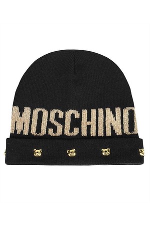 모스키노 여성 모자 Moschino 65384 0M2962 Beanie   Black NB24