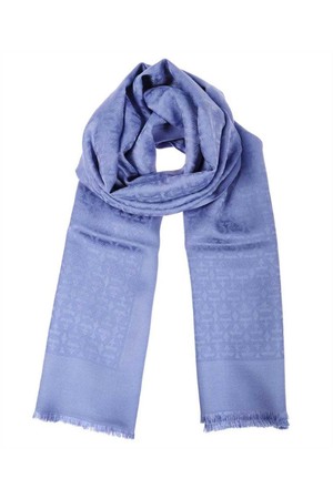 페라가모 여성 스카프 Salvatore Ferragamo 327987 GANCINI Scarf   Blue NB24