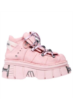 베트멍 남성 스니커즈 Vetements UE63BO100P VETEMENTS X NEWROCK PLATFORM Sneakers   Pink NB24