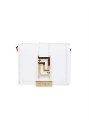 베르사체 여성 지갑 Versace 1007130 1A05134 GRECA GODDESS CHAIN Wallet   White NB24