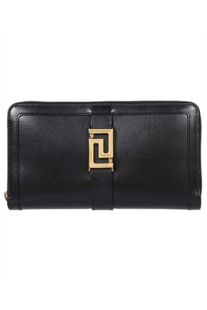 베르사체 여성 지갑 Versace 1007135 1A05134 GRECA GODDESS Wallet   Black NB24