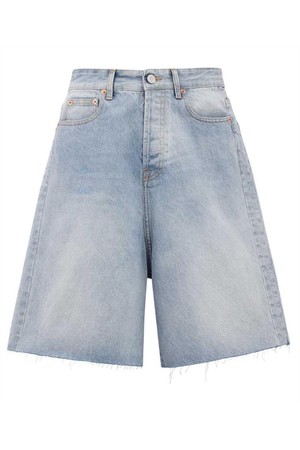 베트멍 남성 숏팬츠 Vetements UE64SS200N DENIM Shorts   Blue NB24