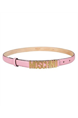 모스키노 여성 벨트 Moschino 8011 8003 LETTERING Belt   Pink NB24