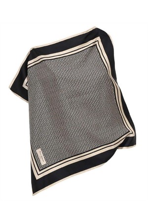 발망 여성 스카프 Balmain BF1AT070SC76 ASYMMETRIC MONOGRAMMED Scarf   Grey NB24