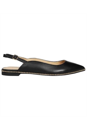 코치 여성 샌들 COACH C2316 LEATHER Sandals   Black N24