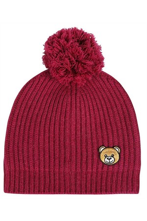 모스키노 여성 모자 Moschino 65375 0M2958 Beanie   Pink NB24