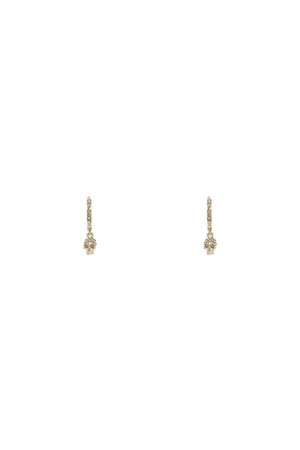 알렉산더 맥퀸 여성 귀걸이 earrings with hoopskull shaped NB02