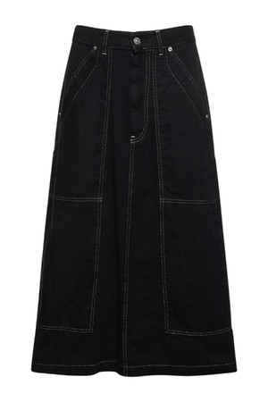 엠엠식스 메종마르지엘라 여성 스커트 Long denim skirt NB01