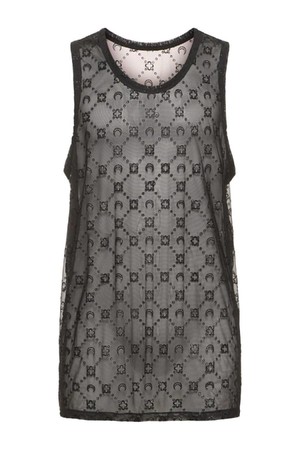 마린세르 남성 티셔츠 Glittered regenerated mesh tank top NB01