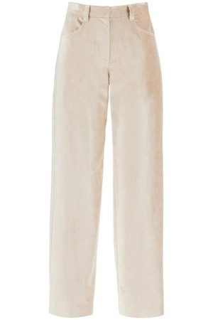 브루넬로 쿠치넬리 여성 바지 velvet pants for a stylish look  NB02