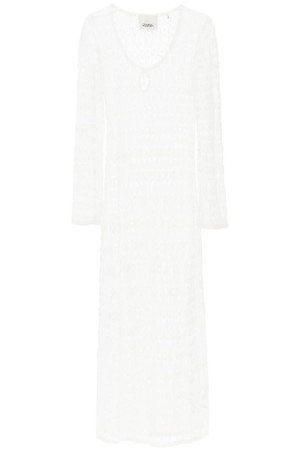 이자벨마랑 여성 원피스 long embroidered cotton poros dress  NB02