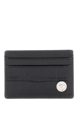 베르사체 여성 지갑 medusa biggie croco embossed cardholder NB02